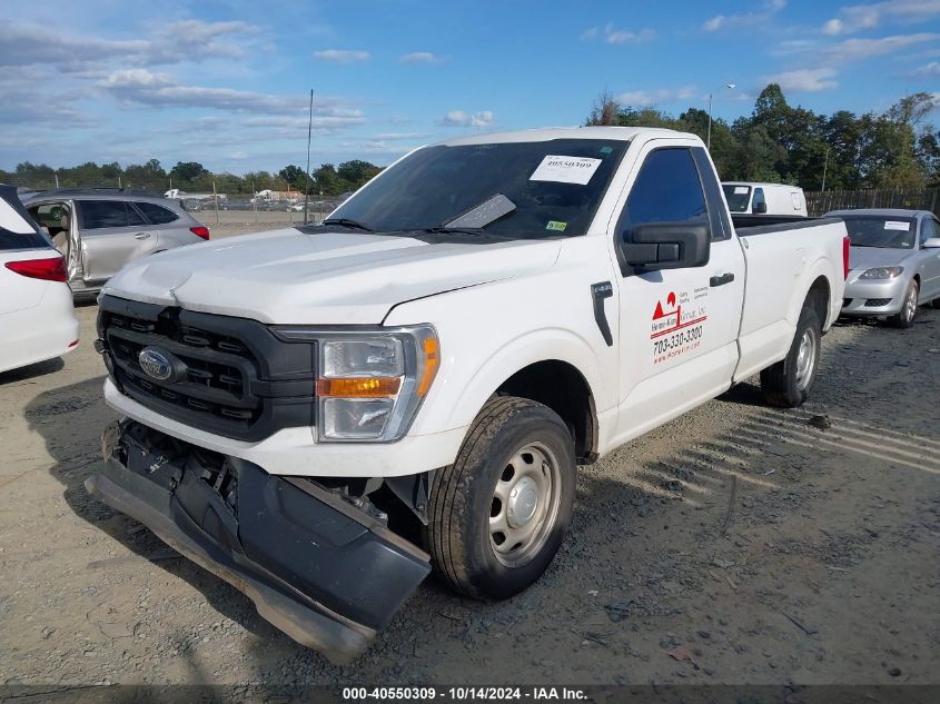 2022 Ford F-150 Xl VIN: 1FTMF1CB4NKE81143 Lot: 40550309