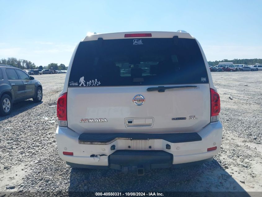 2015 Nissan Armada Sl VIN: 5N1BA0NC7FN601891 Lot: 40550331