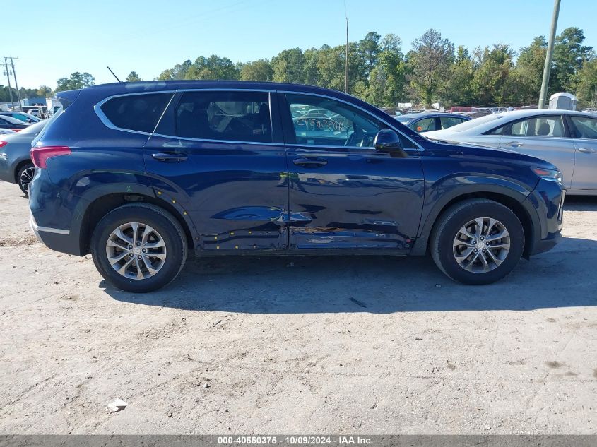 2019 Hyundai Santa Fe Se VIN: 5NMS23AD9KH078768 Lot: 40550375