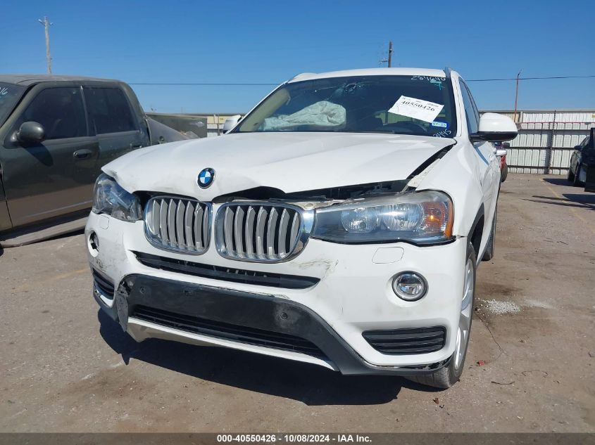 2015 BMW X3 Sdrive28I VIN: 5UXWZ7C57F0M83445 Lot: 40550426