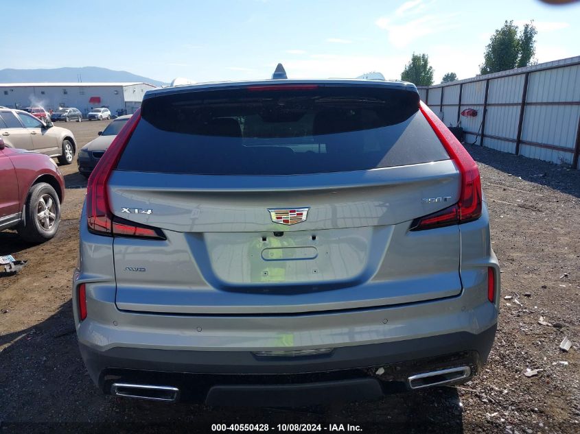 2024 Cadillac Xt4 Awd Premium Luxury VIN: 1GYFZDR4XRF216312 Lot: 40550428