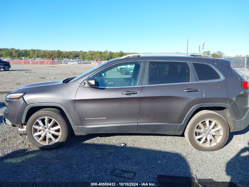 2016 Jeep Cherokee Limited VIN: 1C4PJMDS5GW175365 Lot: 40550432