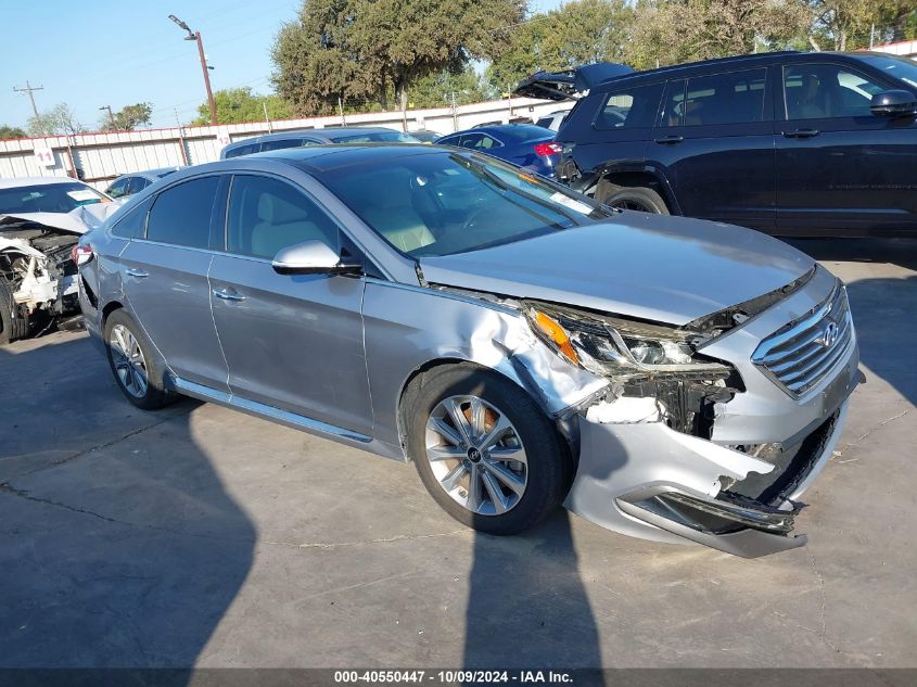 2016 Hyundai Sonata Limited VIN: 5NPE34AF0GH296237 Lot: 40550447