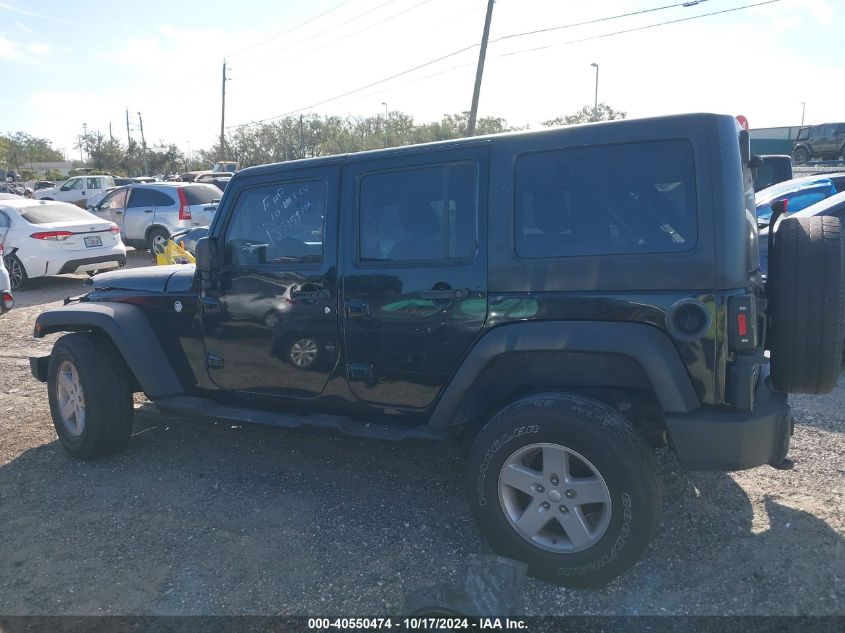 2016 Jeep Wrangler Unlimited Sport VIN: 1C4BJWDG2GL242927 Lot: 40550474