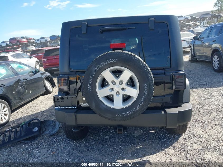 2016 Jeep Wrangler Unlimited Sport VIN: 1C4BJWDG2GL242927 Lot: 40550474