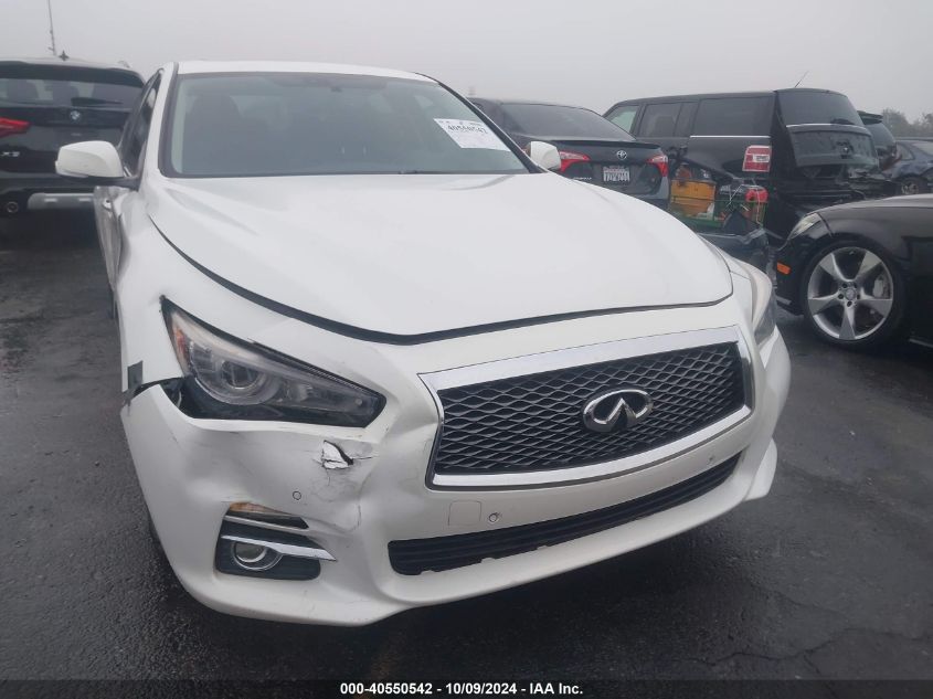 2014 Infiniti Q50 Premium VIN: JN1BV7AP6EM675465 Lot: 40550542