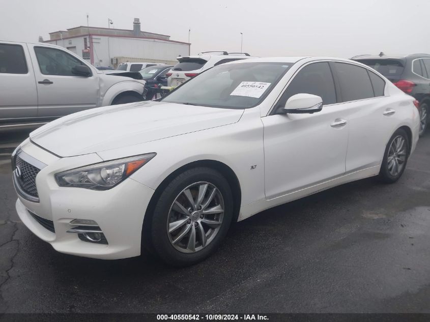 2014 Infiniti Q50 Premium VIN: JN1BV7AP6EM675465 Lot: 40550542