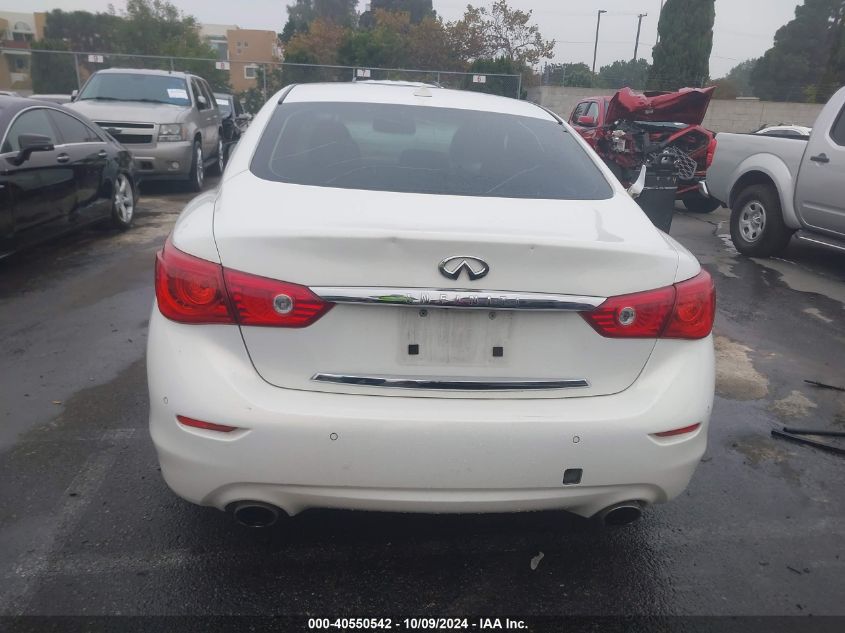 2014 Infiniti Q50 Premium VIN: JN1BV7AP6EM675465 Lot: 40550542