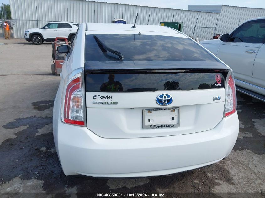 2015 Toyota Prius Two VIN: JTDKN3DU8F1918901 Lot: 40550551