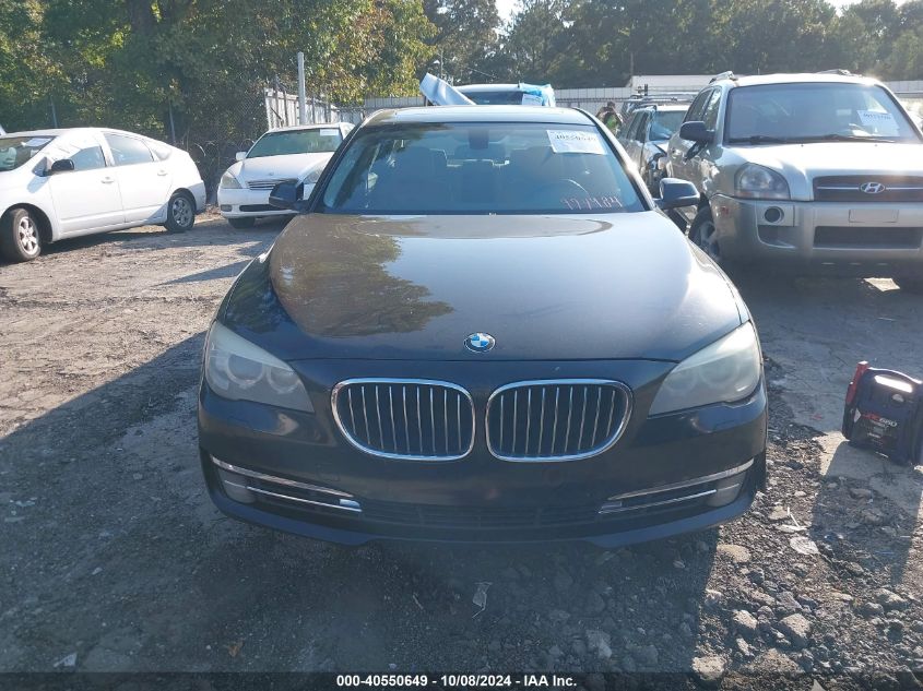 2013 BMW 740I VIN: WBAYA6C50DC994984 Lot: 40550649