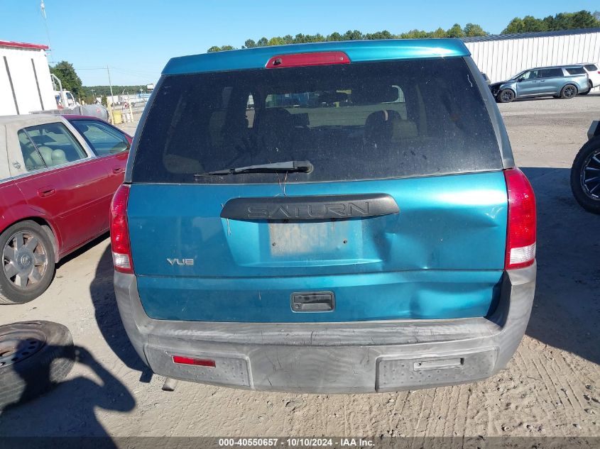 2005 Saturn Vue 4 Cyl VIN: 5GZCZ33DX5S822401 Lot: 40550657