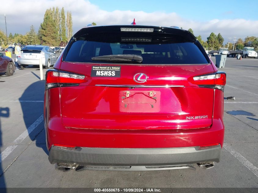 2017 Lexus Nx 200T VIN: JTJYARBZXH2065466 Lot: 40550675