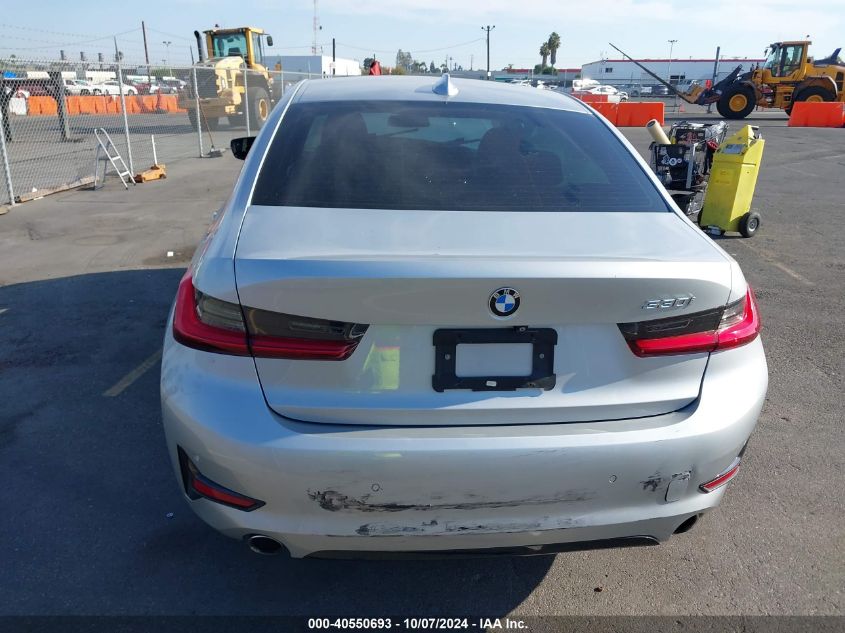 2019 BMW 330I VIN: WBA5R1C55KAK09785 Lot: 40550693