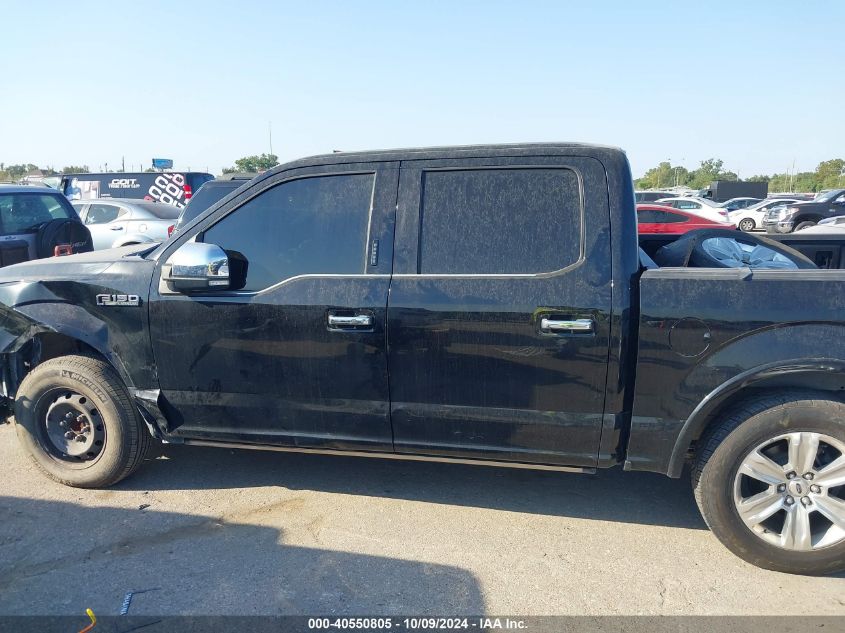 2017 Ford F-150 Supercrew VIN: 1FTEW1CF4HFC37707 Lot: 40550805