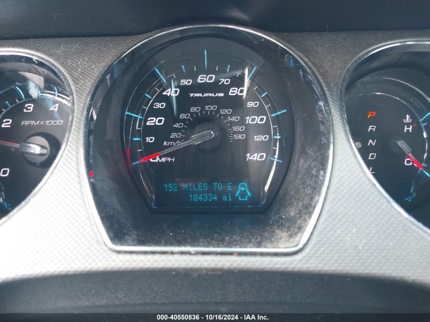 2012 Ford Taurus Se VIN: 1FAHP2DW7CG127130 Lot: 40550836