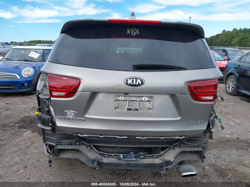 5XYPK4A51KG534230 2019 Kia Sorento 3.3L Sx