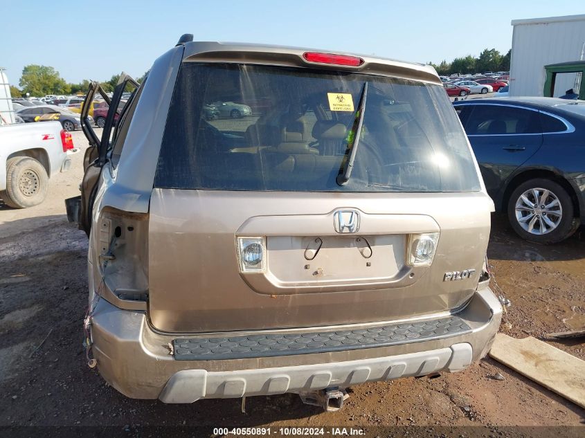 2HKYF18524H512844 2004 Honda Pilot Ex-L