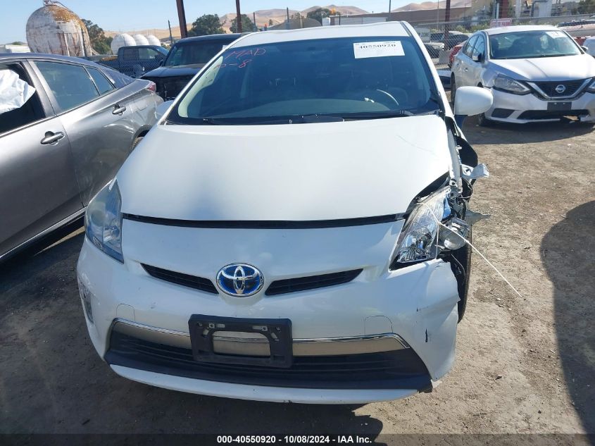 2014 Toyota Prius Plug-In VIN: JTDKN3DP0E3052091 Lot: 40550920