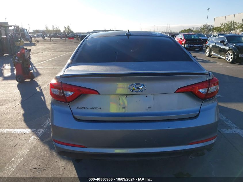 5NPE24AF9GH373724 2016 Hyundai Sonata Se