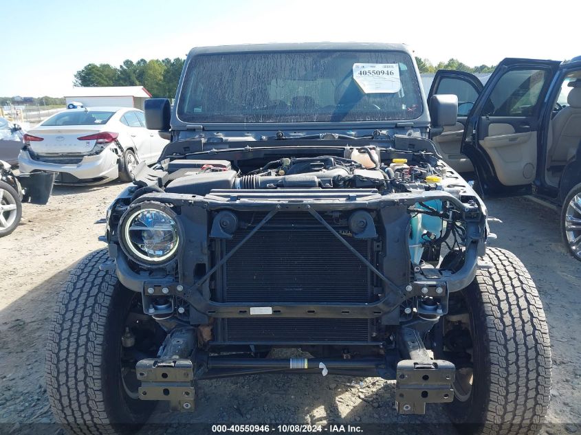 2022 Jeep Wrangler Unlimited Sahara 4X4 VIN: 1C4HJXEG0NW177313 Lot: 40550946