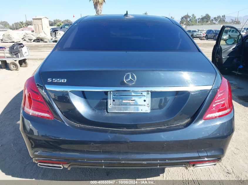 2014 Mercedes-Benz S 550 550 VIN: WDDUG8CB4EA017092 Lot: 40550947