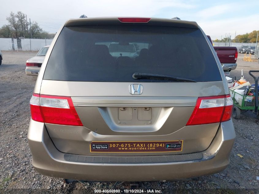 2006 Honda Odyssey Ex-L VIN: 5FNRL38616B435273 Lot: 40550980