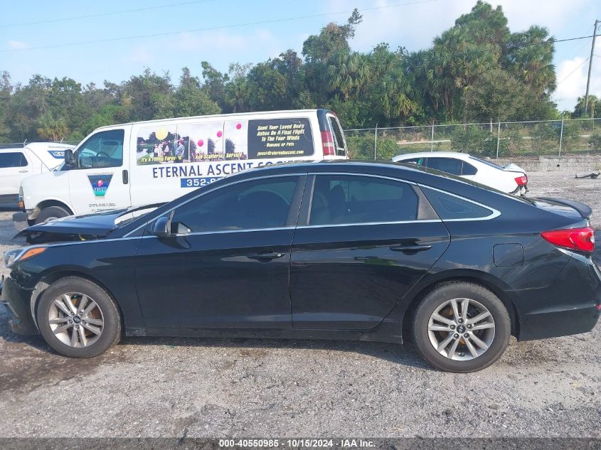 2016 Hyundai Sonata Se VIN: 5NPE24AF5GH277024 Lot: 40550985