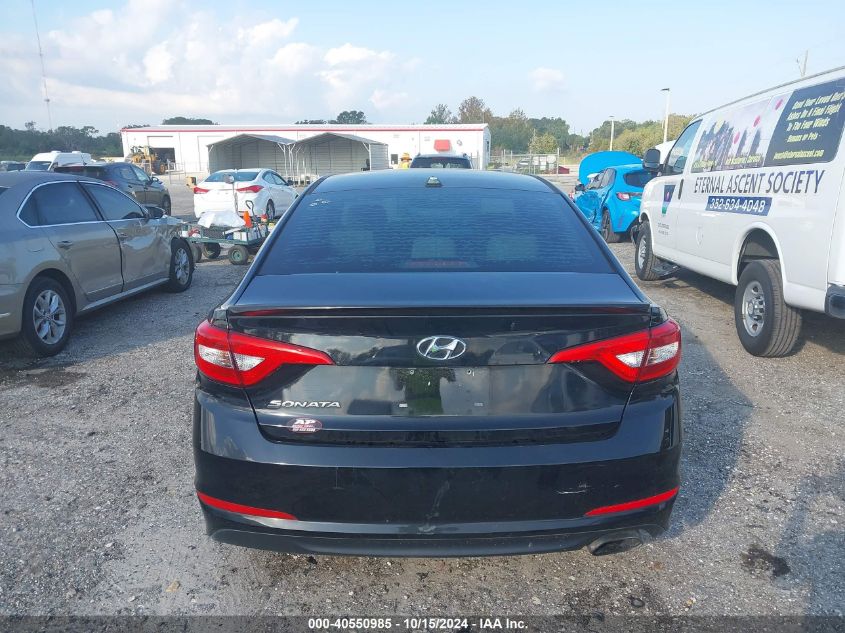 2016 Hyundai Sonata Se VIN: 5NPE24AF5GH277024 Lot: 40550985