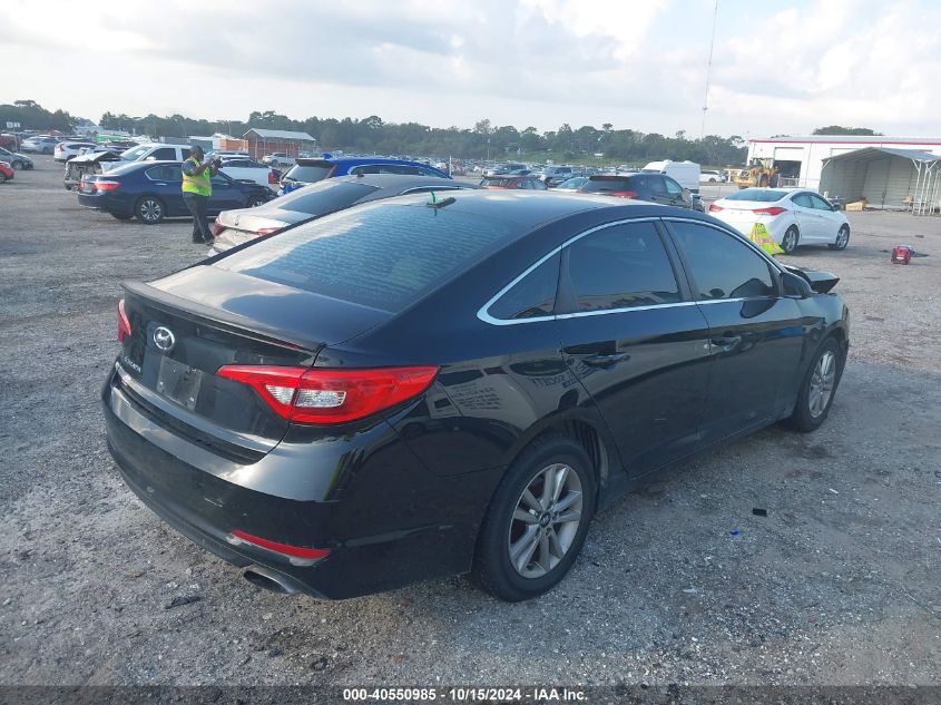 2016 Hyundai Sonata Se VIN: 5NPE24AF5GH277024 Lot: 40550985