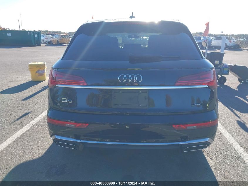 2023 Audi Q5 Premium Plus 45 Tfsi S Line Quattro VIN: WA1EAAFY7P2134633 Lot: 40550990