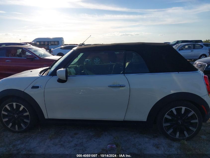 2021 Mini Convertible Cooper VIN: WMWWJ3C01M3M99803 Lot: 40551007