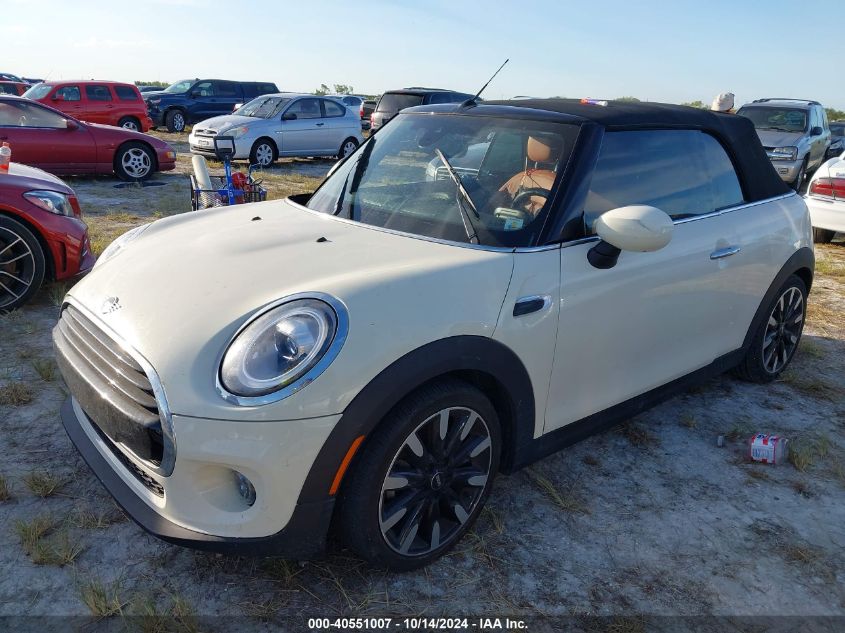 2021 Mini Convertible Cooper VIN: WMWWJ3C01M3M99803 Lot: 40551007