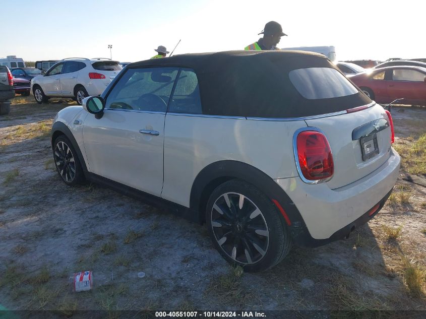 2021 Mini Convertible Cooper VIN: WMWWJ3C01M3M99803 Lot: 40551007