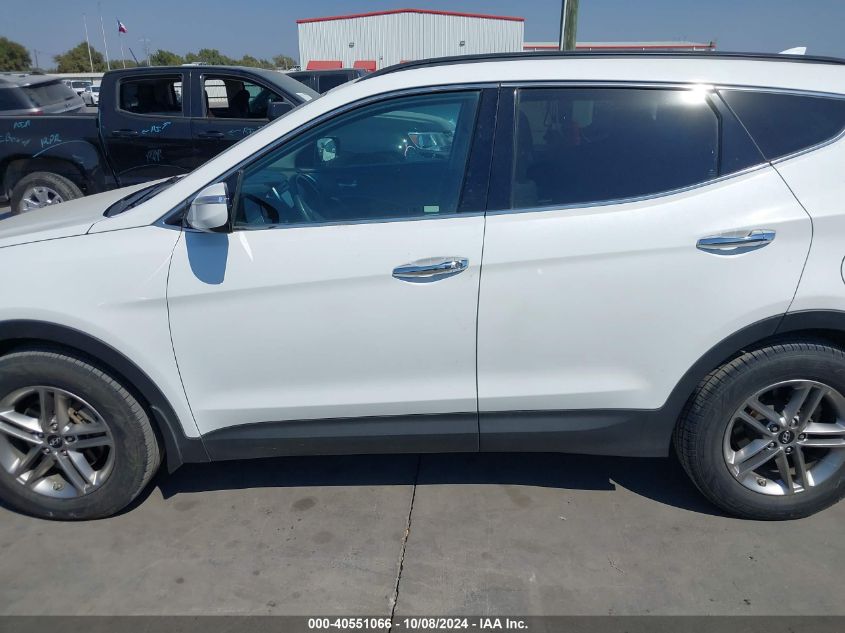 5NMZU3LB8JH065237 2018 Hyundai Santa Fe Sport 2.4L