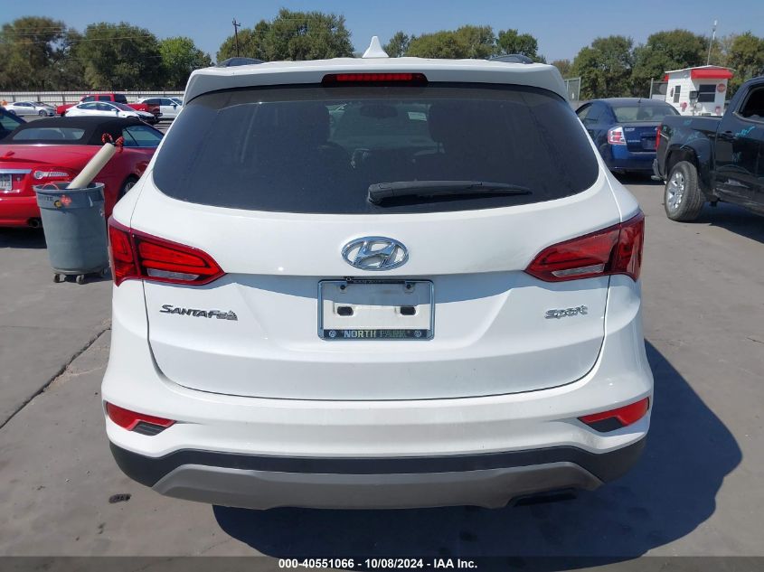 5NMZU3LB8JH065237 2018 Hyundai Santa Fe Sport 2.4L