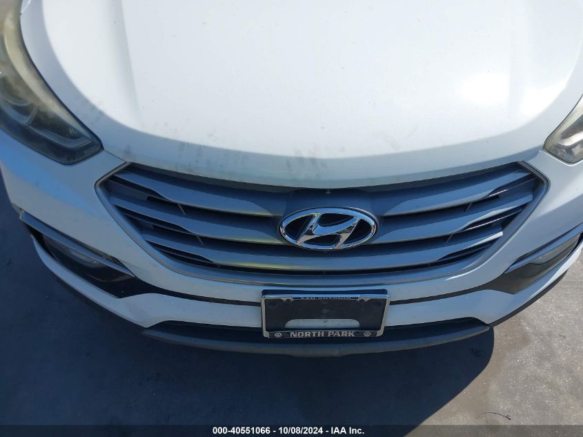 5NMZU3LB8JH065237 2018 Hyundai Santa Fe Sport 2.4L