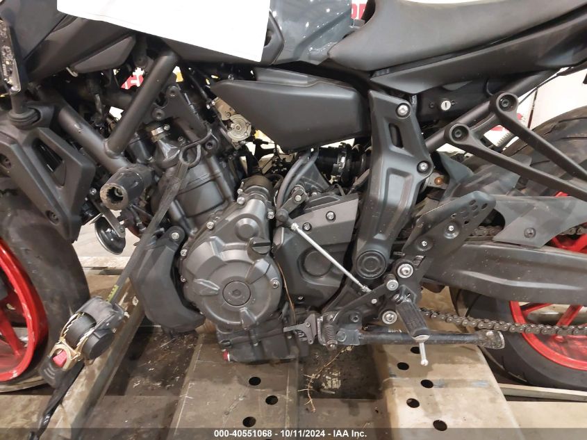 2021 Yamaha Mt07 VIN: JYARM32E4MA000388 Lot: 40551068