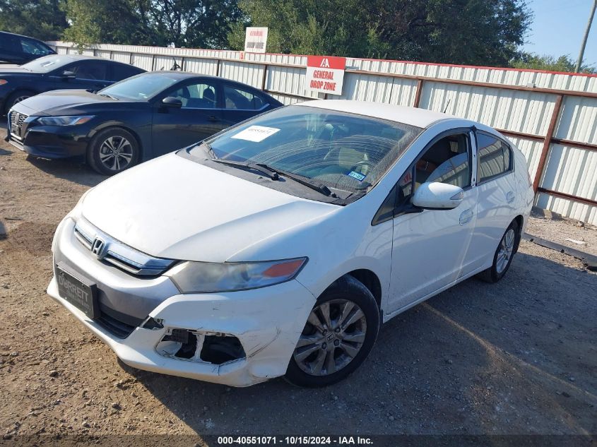 2012 Honda Insight Ex VIN: JHMZE2H75CS002503 Lot: 40551071