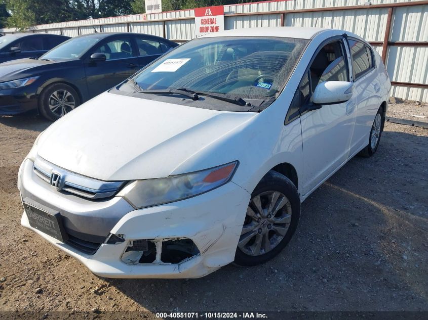 2012 Honda Insight Ex VIN: JHMZE2H75CS002503 Lot: 40551071