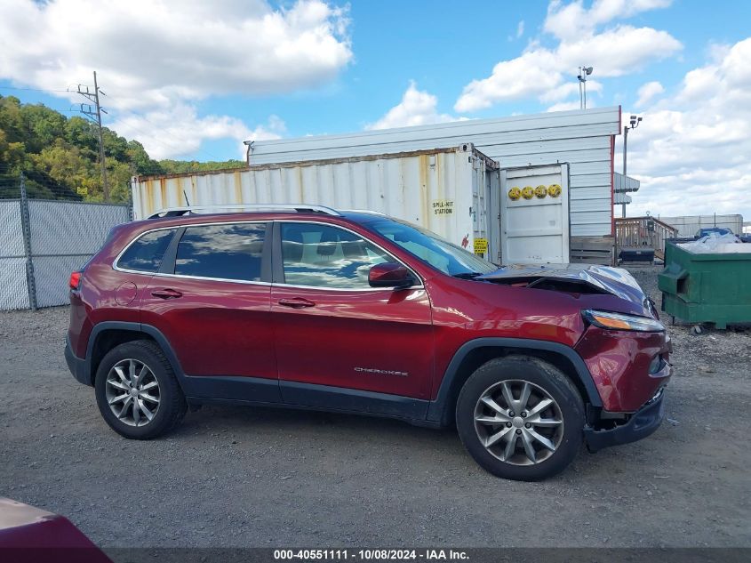 1C4PJMDB1JD600552 2018 Jeep Cherokee Limited 4X4