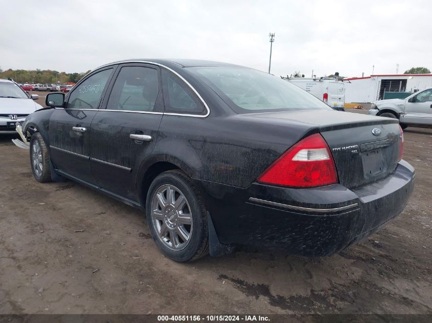 2006 Ford Five Hundred Sel VIN: 1FAFP27156G152104 Lot: 40551156