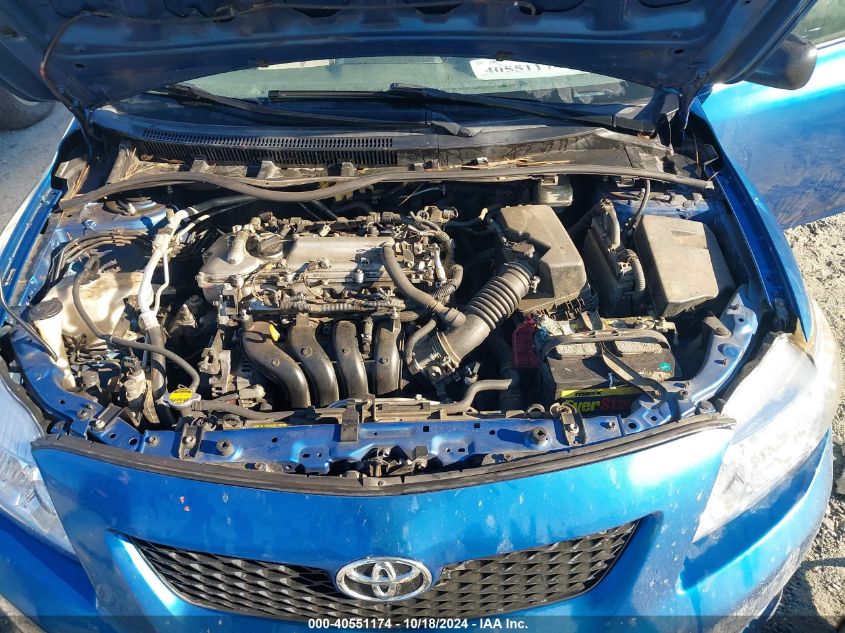 2009 Toyota Corolla VIN: JTDBL40E69J000384 Lot: 40551174