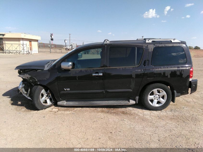 2006 Nissan Armada Se VIN: 5N1AA08A46N743170 Lot: 40551189