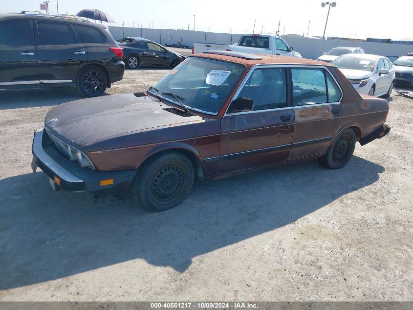 WBADC7400F0651159 1985 BMW 535 I