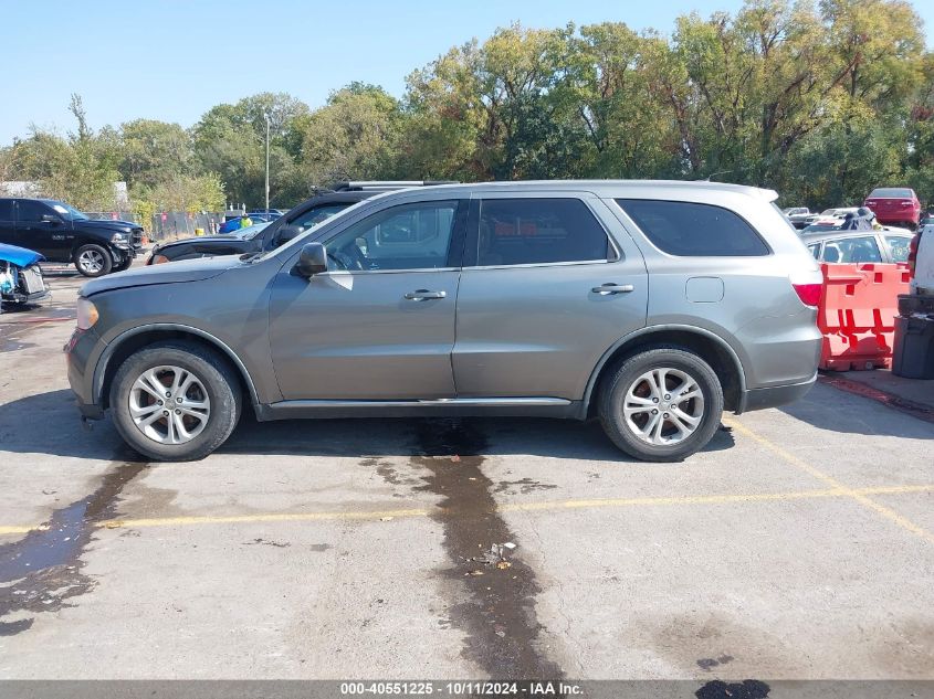 2012 Dodge Durango Sxt VIN: 1C4RDJAG5CC107688 Lot: 40551225