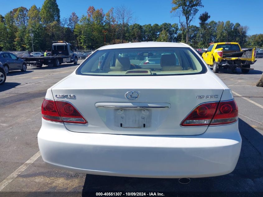 JTHBA30G665145106 2006 Lexus Es 330