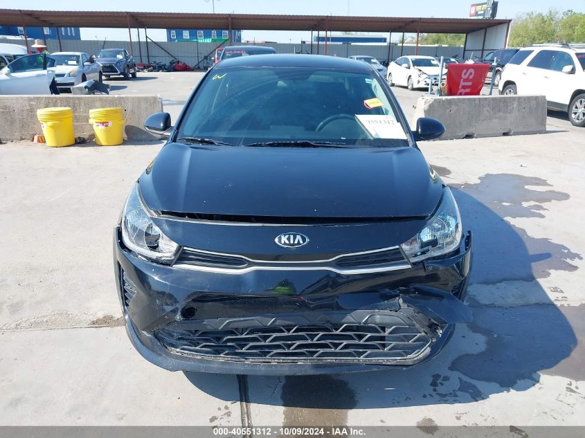 2021 Kia Rio Lx VIN: 3KPA24AD1ME383208 Lot: 40551312