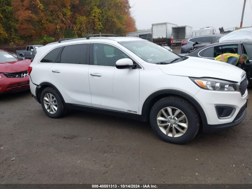 2016 Kia Sorento 3.3L Lx VIN: 5XYPGDA50GG131137 Lot: 40551313