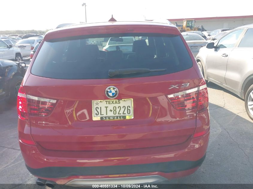 2017 BMW X3 SDRIVE28I - 5UXWZ7C52H0U47231