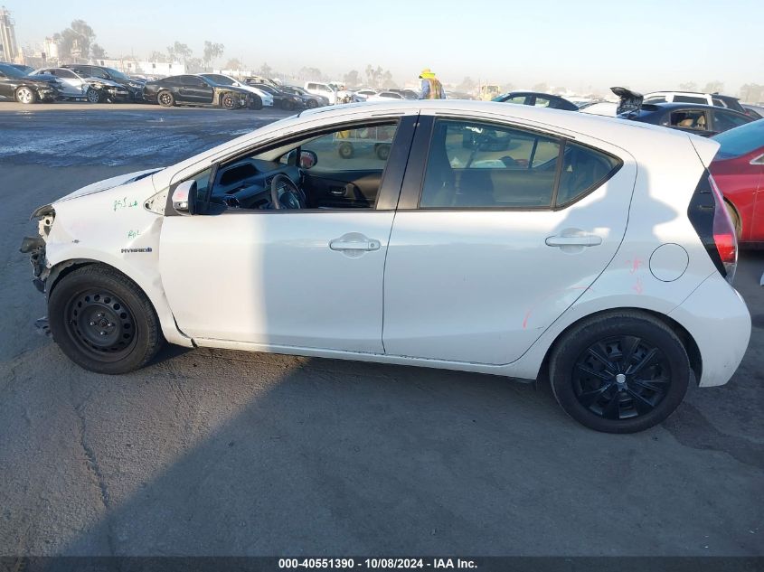 2015 Toyota Prius C VIN: JTDKDTB31F1584899 Lot: 40551390